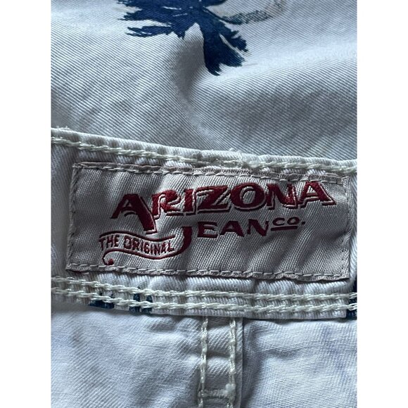 Men's Arizona Jean Co flat front shorts palm tree sz 36 Cotton walking bermuda - Picture 4 of 6